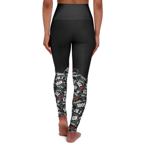 High Waisted Yoga Leggings (AOP)