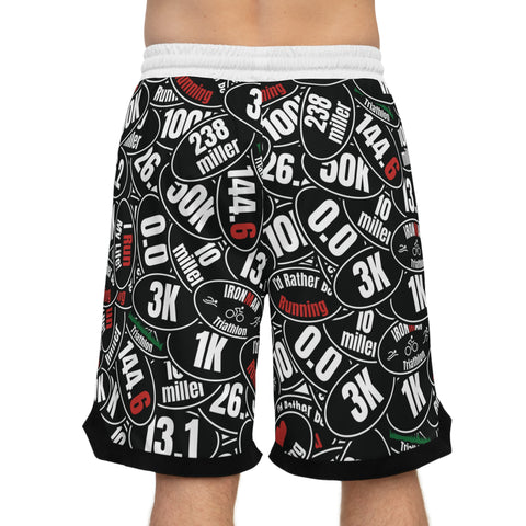 Basketball Rib Shorts (AOP)