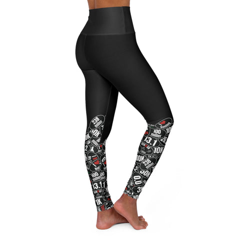 High Waisted Yoga Leggings (AOP)