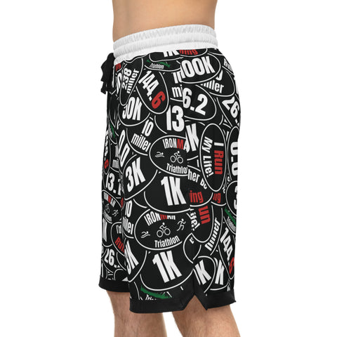 Basketball Rib Shorts (AOP)